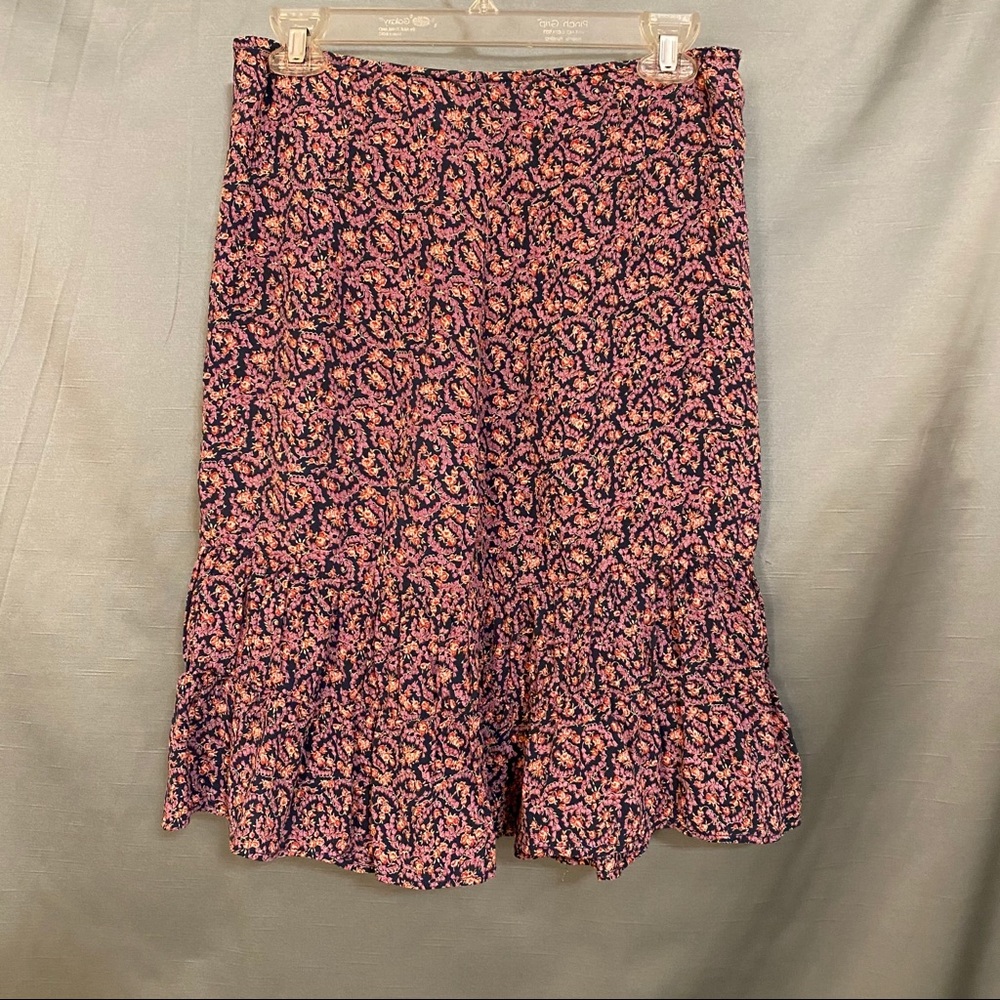 Free People Flower Pattern Skirt Size 3.